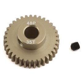 Protek RC PTK-8655  ProTek RC 35T 48P 5.0mm bore Lightweight Hard Anodized Aluminum Pinion Gear (5.0mm Bore) (35T)