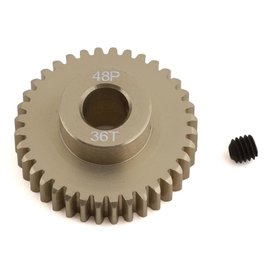 Protek RC PTK-8656  ProTek RC 36T 48P 5.0mm bore Lightweight Hard Anodized Aluminum Pinion Gear (5.0mm Bore) (36T)