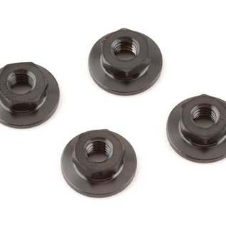 1UP Racing 1UP710001  Black 1UP Racing Pro Duty Titanium 4mm Lockdown Wheel Nuts (Black) (4)