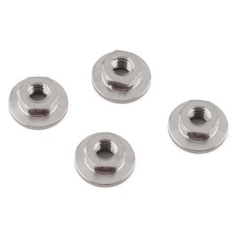 1UP Racing 1UP710801  Silver 1UP Racing Pro Duty Titanium 4mm Lockdown Wheel Nuts (Silver) (4)