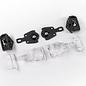 Traxxas TRA9718  TRX-4M LED lenses, body, front & rear (complete set) (fits #9711 body)