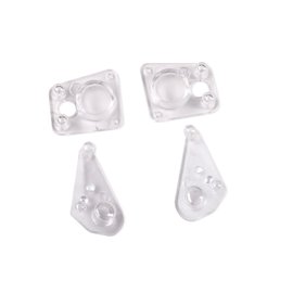 Traxxas TRA9719  TRX-4M LED lenses, headlight (2), tail light (2) (fits #9712 body)