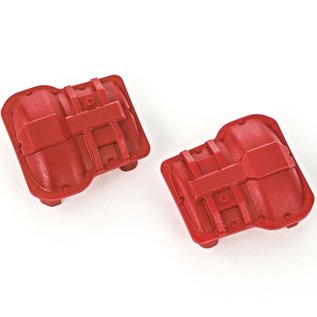 Traxxas TRA9738-RED  TRX-4M Axle cover, front or rear (red) (2)