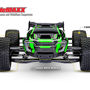 Traxxas TRA78086-4 GRN  Green XRT Race 4x4 8S Brushless Powered Monster Truck