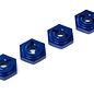 Traxxas TRA7154X  Wheel hubs, hex, aluminum (4) (blue-anodized)