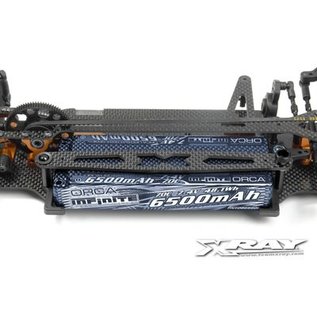 Xray XRA306165 T4 & X4 Graphite LiPo Battery Strap Set