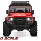 Traxxas TRA9784  TRX-4M Defender LED light set, front & rear, complete (includes light harness, 1.6x5mm BCS (self-tapping) (4), zip ties (2)) (fits #9712 body)