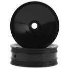 J Concepts JCO3437B  JConcepts Mono 1.9" RC10 Front Wheel (Black) (2)