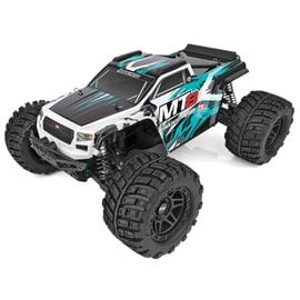 Team Associated ASC20521C  (BOX DAMAGE)  Teal-Team Associated RIVAL MT8 RTR 1/8 Brushless Monster Truck w/2.4GHz Radio, Battery & Charger
