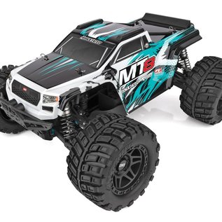 Team Associated ASC20521C  (BOX DAMAGE)  Teal-Team Associated RIVAL MT8 RTR 1/8 Brushless Monster Truck w/2.4GHz Radio, Battery & Charger