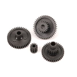 Traxxas TRA9776  TRX-4M Gear set, transmission, high range (trail) (16.6:1 reduction ratio)/ pinion gear, 11-tooth