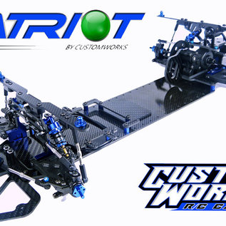 Custom Works R/C CSW0850  1/10th Electric Patriot Drag Car Kit with V2 Upgrade kit