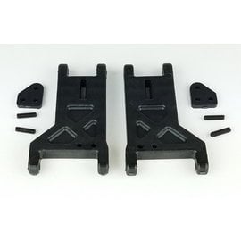 Custom Works R/C CSW3248  Extra Short Front A-arms Molded (2) for Patriot, Intimidator, Enforcer