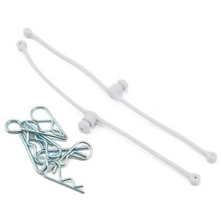 Dubro DUB2246 Body Klip Retainers White (2)