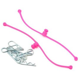 Dubro DUB2251 Body Klip Retainers Pink (2)