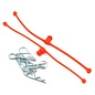 Dubro DUB2252 Body Klip Retainers Orange (2)