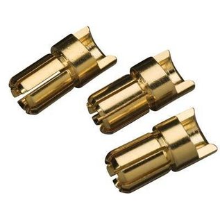 Great Planes GPMM3116 Gold Plated Bullet Connector Male 6mm (3)