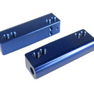 Custom Works R/C CSW2442  Patriot M3 Rear Arm Mount -  .5 & 2 Deg (pr)