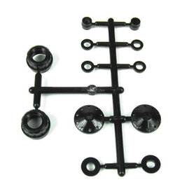 Tekno RC TKR6008  Tekno Shock Shaft Guide, Piston and Bushing Set (for 2 shocks)