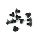 Tekno RC TKR1341  Tekno M4x6mm Flat Head Screws (black, 10pcs)