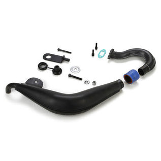 TLR / Team Losi LOSR8020  Team Losi Racing Tuned Exhaust Pipe, 23-30cc Gas Engines: 5IVE-T