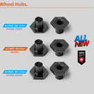 Xray XRA305356  X4'23-25  Alu Wheel Hub Spring Clip Offset - 0 MM (2)