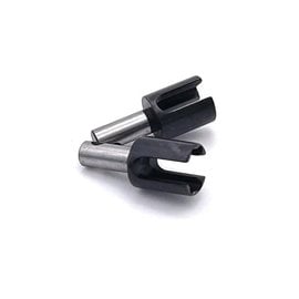 Xray XRA304973  Xray X4 & T4 Steel Gear Diff BB Driveshaft Adapter - Hudy Spring Steel (2)