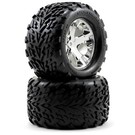 Traxxas TRA3668  Talon Tires on All-Star Chrome Wheels 2.8" (2)