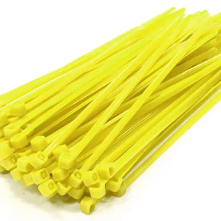Integy C23386YELLOW  Yellow Plastic Tie Wrap/Cable Tie Small (100)