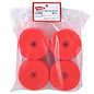 Kyosho KYOIFH006KR  Red Kyosho MP9 TKI4 1/8th Off Road Dish Wheels (4) (Red)
