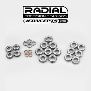 J Concepts JCO2990  JConcepts Team Associated RC8B4/RC8B4e Radial NMB Bearing Set (26)