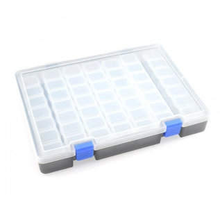 Koswork KOS32116  Koswork 7x7 Parts Box 245x175x38mm 49 compartments, 7 each row
