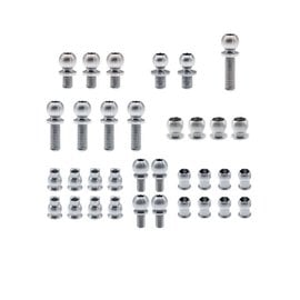 OfficinaRC OFC-BELLAVITA-X4-23  OfficinaRC Bella Vita Ball Stud Kit Titanium for Xray X4 2023