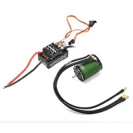 Castle Creations CSE010-0155-04  Mamba X Waterproof Sensored Brushless 1406-7700KV Combo, Sensored, 25.2V