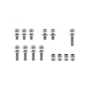 OfficinaRC OFC-DOLCE-X4-23  OfficinaRC Dolce Vita Ball Stud Kit Titanium for Xray X4 2023