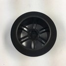 BSR BSRF3040-B 1/10 30mm Tires "40 Shore On Black Carbon Wheels (2)