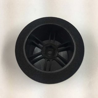 BSR BSRF2608-B-PC  26mm Tire Gray/Orange Drag Carbon Wheels (2) "Pro Cut"