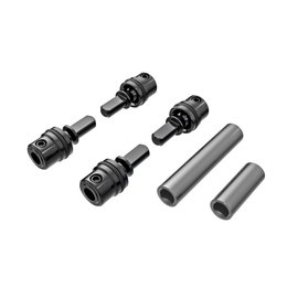 Traxxas TRA9751-GRAY  TRX-4M Driveshafts, center, male (steel) (4)/ driveshafts, center, female, 6061-T6 aluminum (gray-anodized) (front & rear)/ 1.6x7mm BCS (with threadlock) (4)