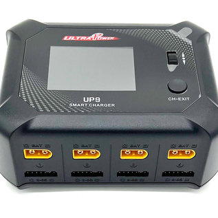 Ultra Power UPTUP9  UP9 AC 100W / DC 200W Four Port Multi-Chemistry AC/DC Smart Charger