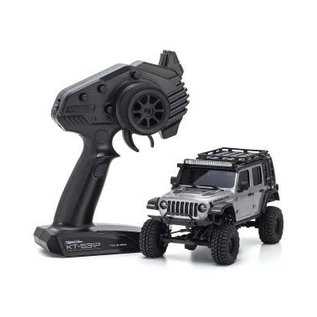 Kyosho 32528S  Mini-Z 4X4 Series Readyset JeepⓇ Wrangler Unlimited Rubicon w/acc. Billet Silver Metallic 32528S