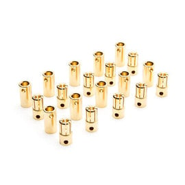 Dynamite DYNC0092  Connector: Gold Bullet Set, 6.5mm (10)  Male + Female