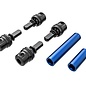 Traxxas TRA9751-BLUE  TRX-4M Driveshafts, center, male (steel) (4)/ driveshafts, center, female, 6061-T6 aluminum (blue-anodized) (front & rear)/ 1.6x7mm BCS (with threadlock) (4)