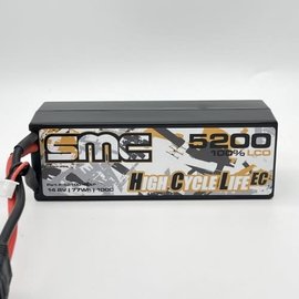 SMC SMC52100-4S1PSC5  HCL HP 4S 14.8v 5200mAh 100C SC5 High Cycle Life HP G10 Plates w/ SC5-EC5 Plug