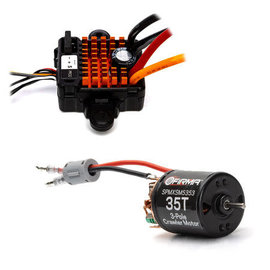 Spektrum SPMXSEMC12  Firma 70A Brushed Smart ESC, 2S-3S: IC3 / 35T Brushed Motor Combo