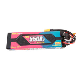 Gens Ace GEA55002S10X6  Gens Ace Advanced 5500mAh 7.6V 100C 2S1P HardCase Lipo Battery Pack With XT60 Plug