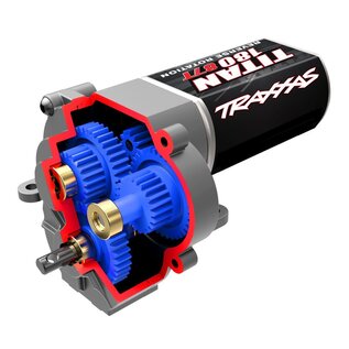 Traxxas TRA9791X  TRX-4M Transmission, complete (speed gearing) (9.7:1 reduction ratio) (includes Titan® 87T motor)