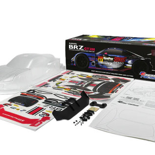 Carisma CIS16385  2021 Subaru BRZ GT300 190mm Hi-Def Clear Body with Decal Pack