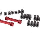 Traxxas TRA8334R  4-Tec 2.0 Red Anodized Alum Suspension Arms F+R