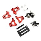 Yeah Racing YEA-TR4M-015RD  Yeah Racing Aluminum Front & Rear Shock Mount Set For Traxxas TRX-4M