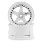 DS Racing DSC-DE-002  Element 5 Spoke Drift Wheels Triple White 12mm Hex